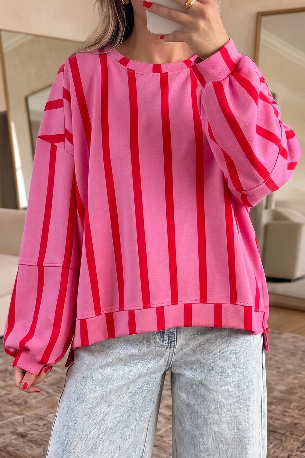 Candy Cane Stripes Top