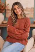 Rustic Rust Sweater