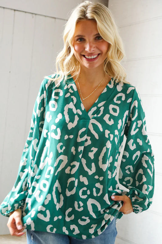 Lucky Leopard Top