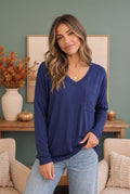 Navy Top