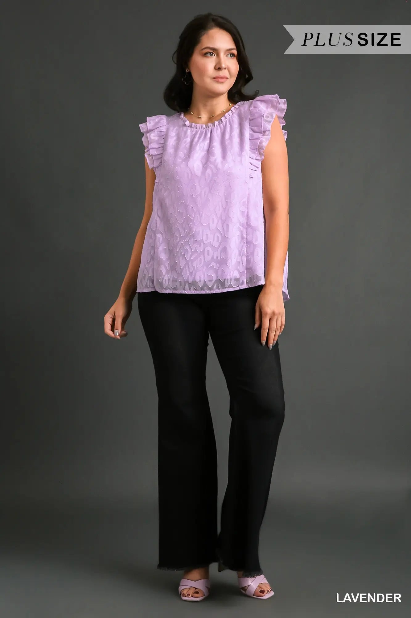 Leopard Jacquard Top