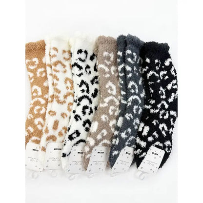 Leopard Cozy Socks