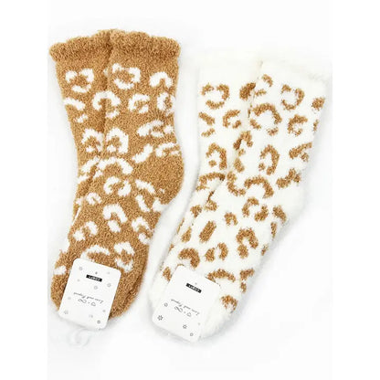 Leopard Cozy Socks