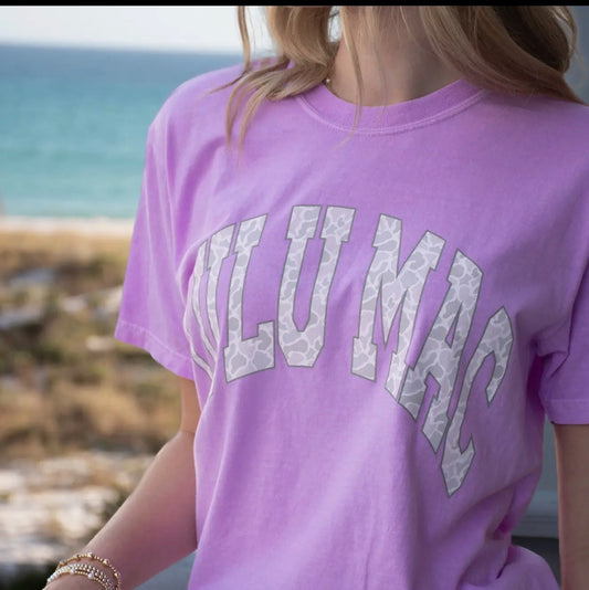 Purple Camo Lulu Mac Shirt