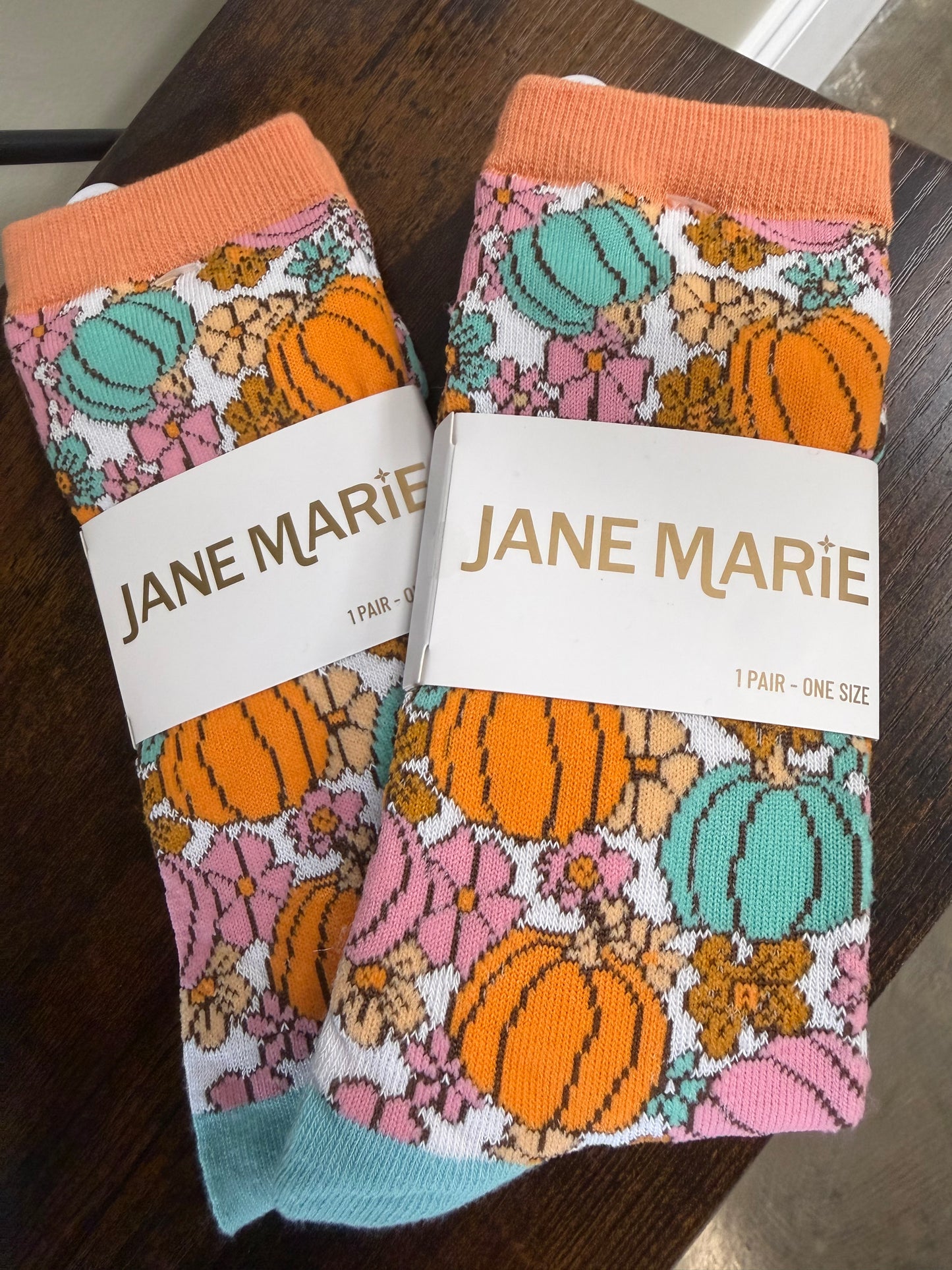 Pumpkin Socks