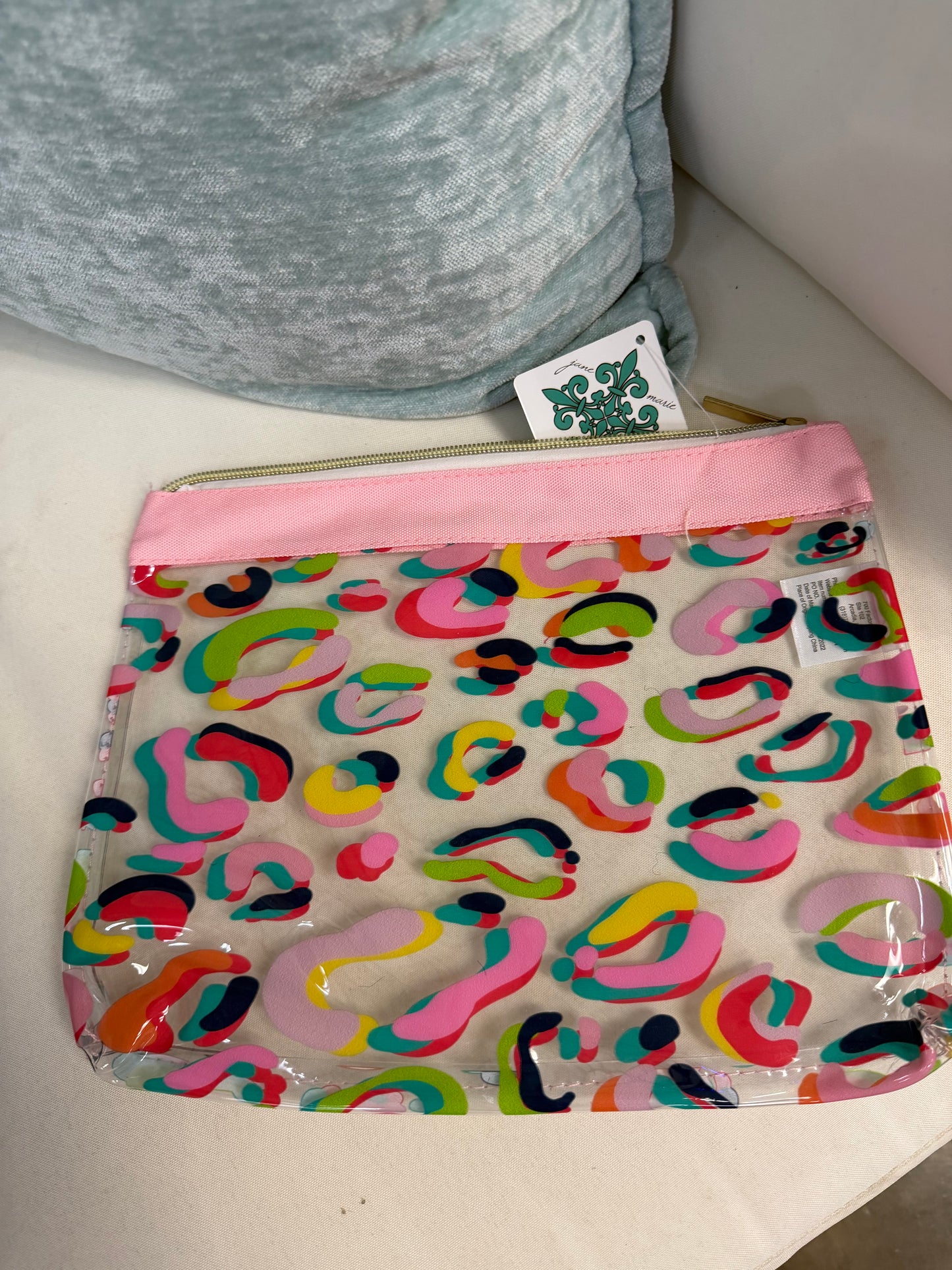 Clear Cheetah Bag