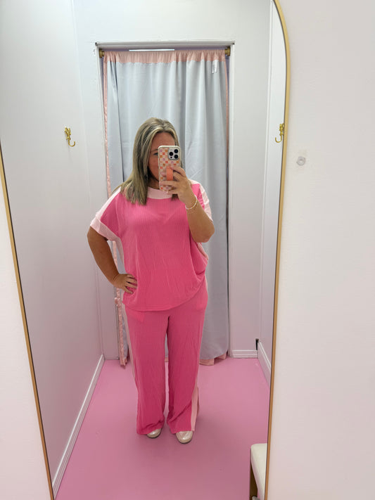 Pink Corded Set
