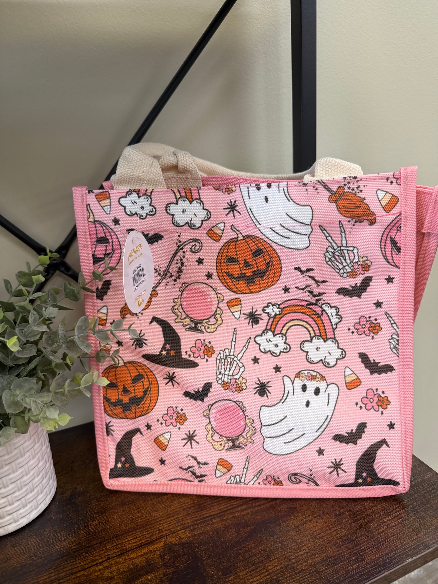 Canvas Halloween Tote