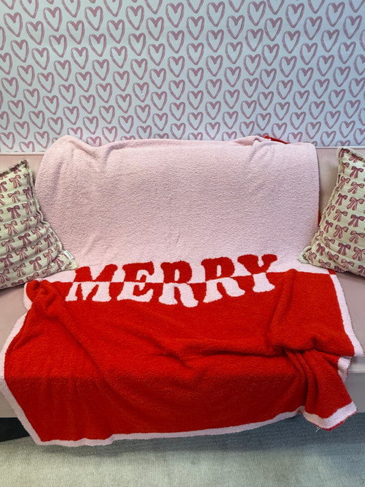 Merry Chenille Blanket