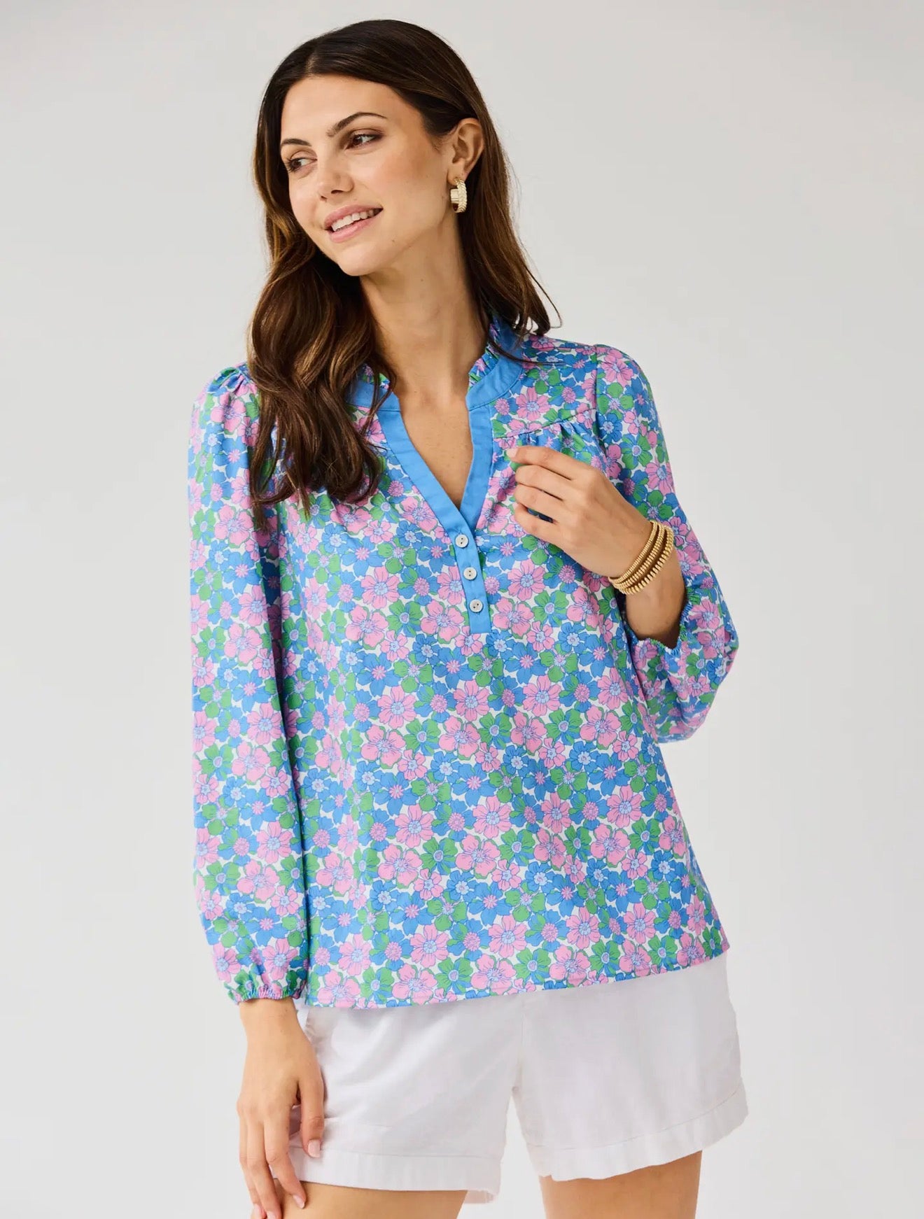 Vintage Blue Top