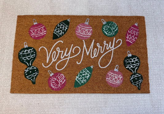Very Merry Door Mat