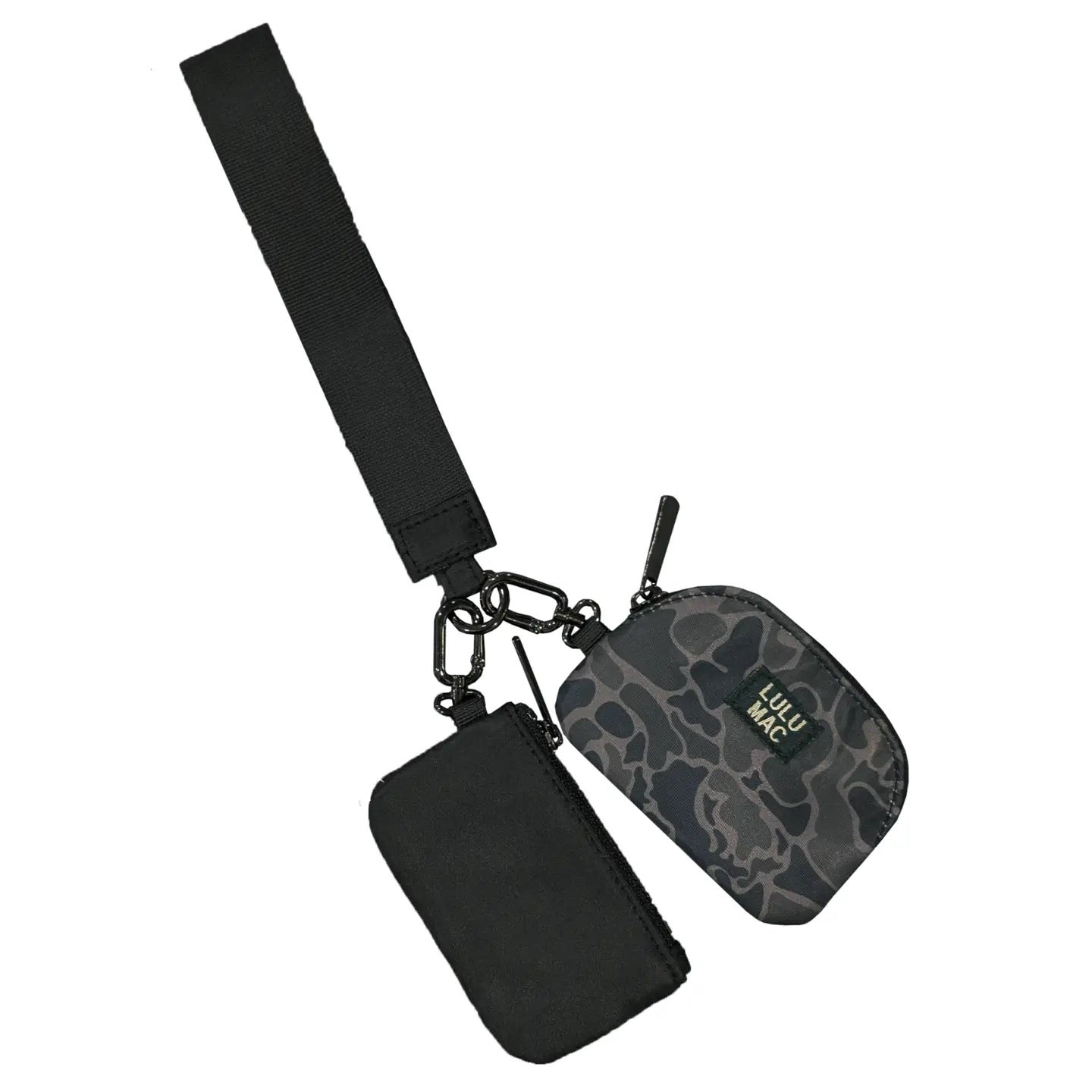Black Camo Wristlet