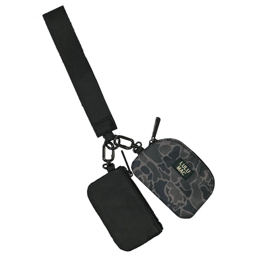 Black Camo Wristlet
