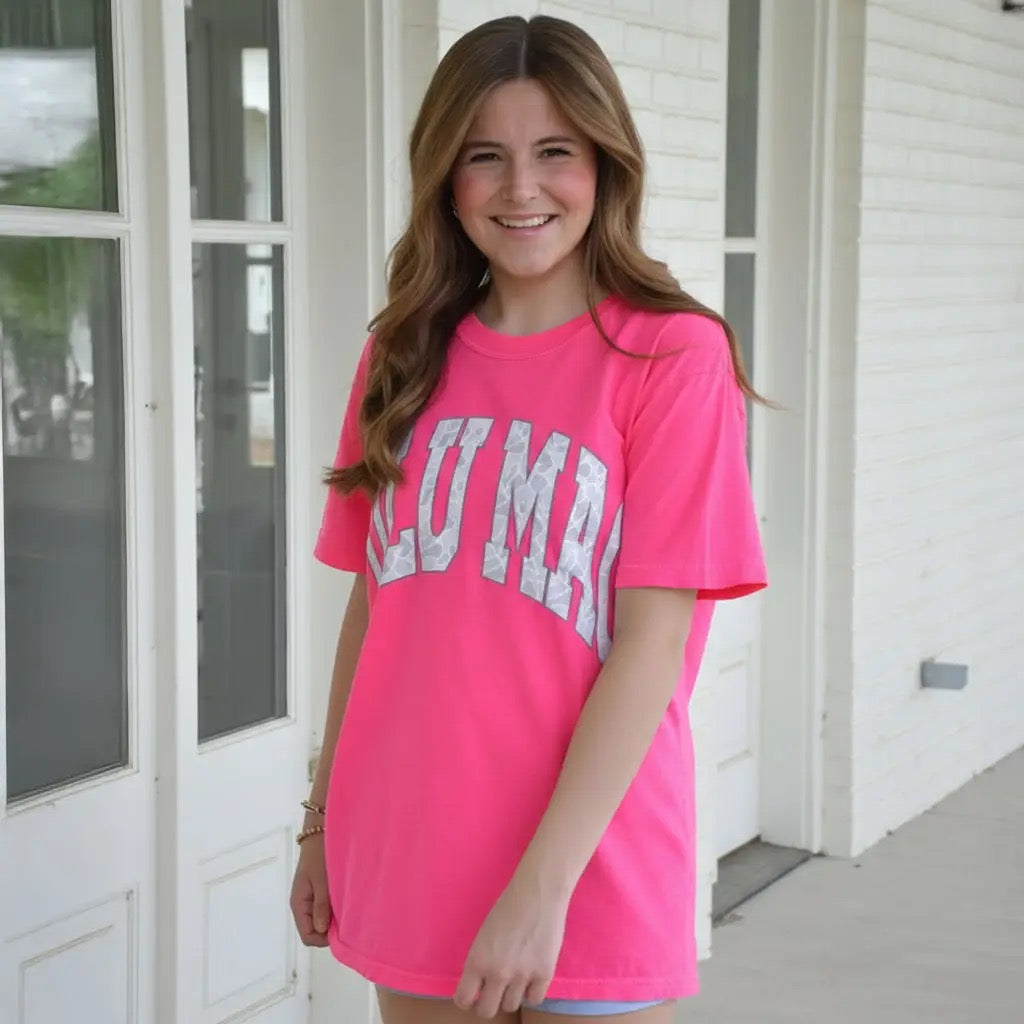 Camo Pink Lulu Mac Tee