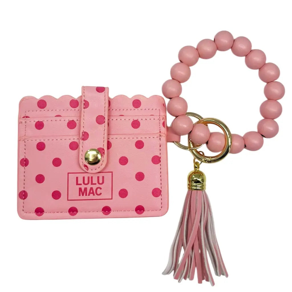 Beaded Lulu Mac Wristlet