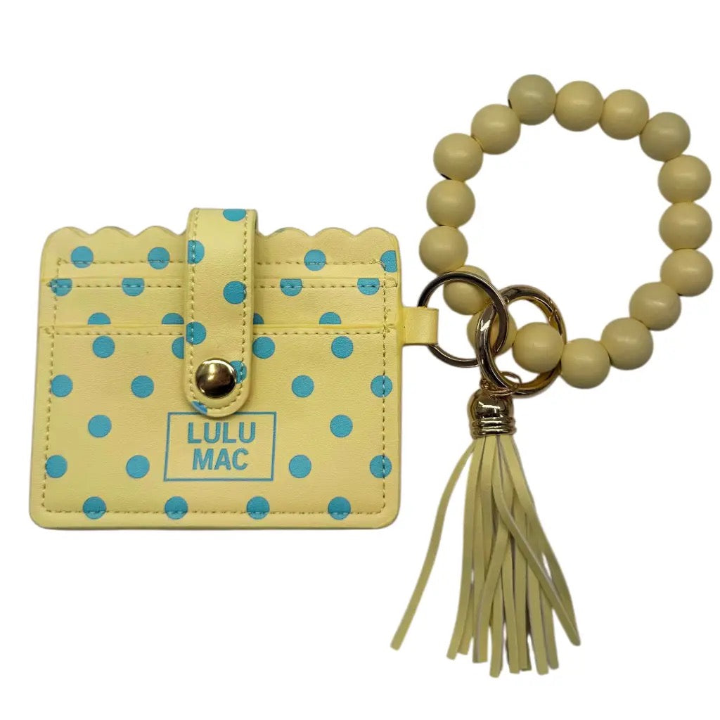 Beaded Lulu Mac Wristlet