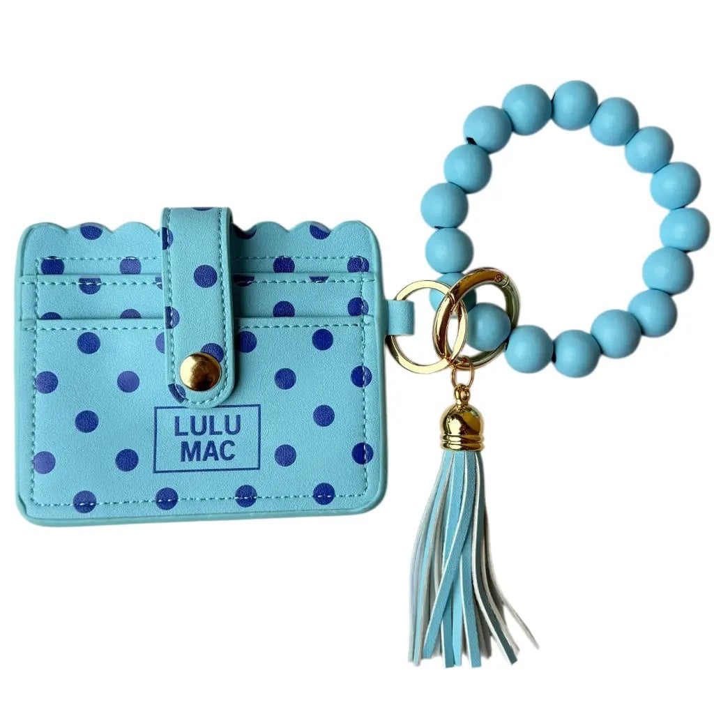 Beaded Lulu Mac Wristlet