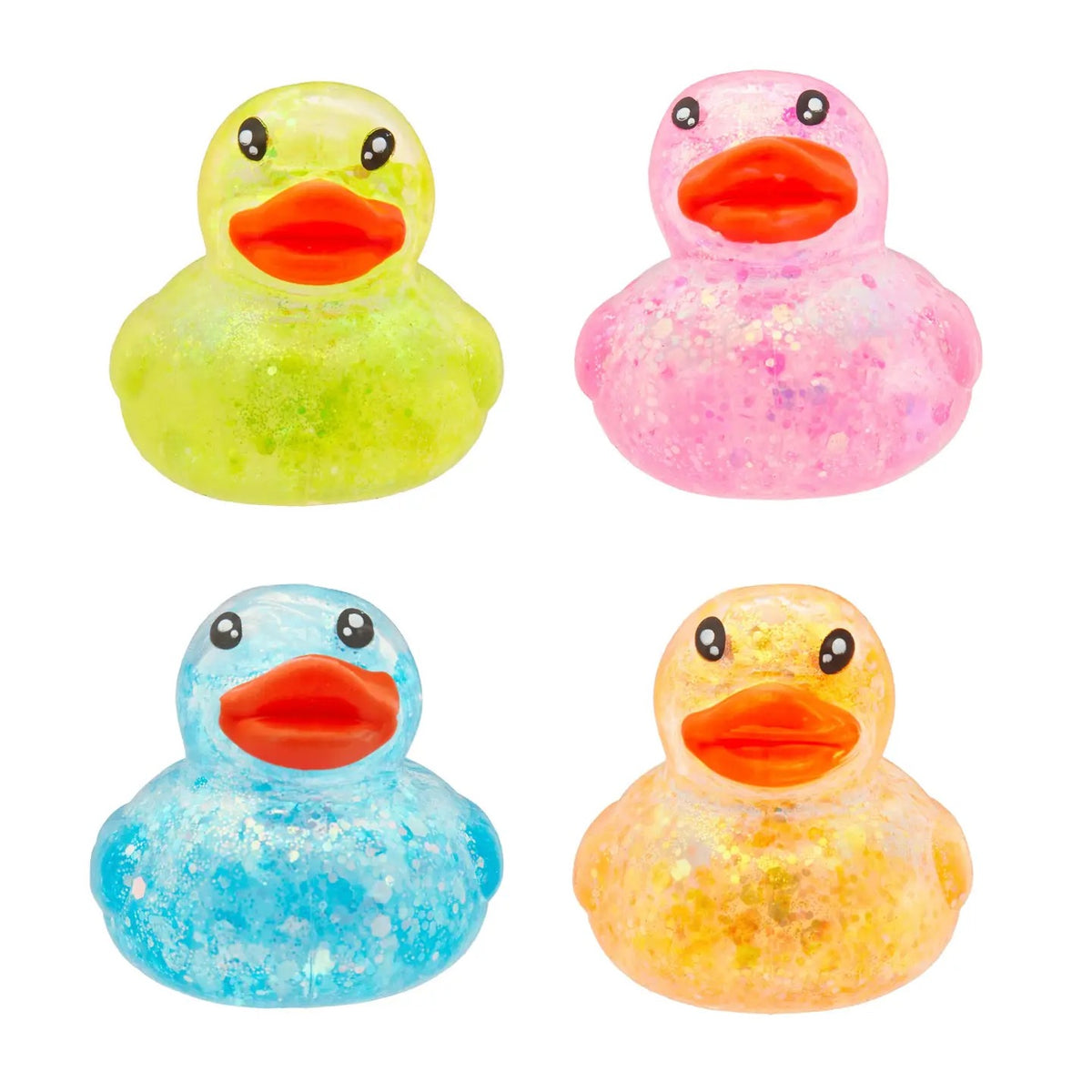 Box Squishy Glitter Ducks