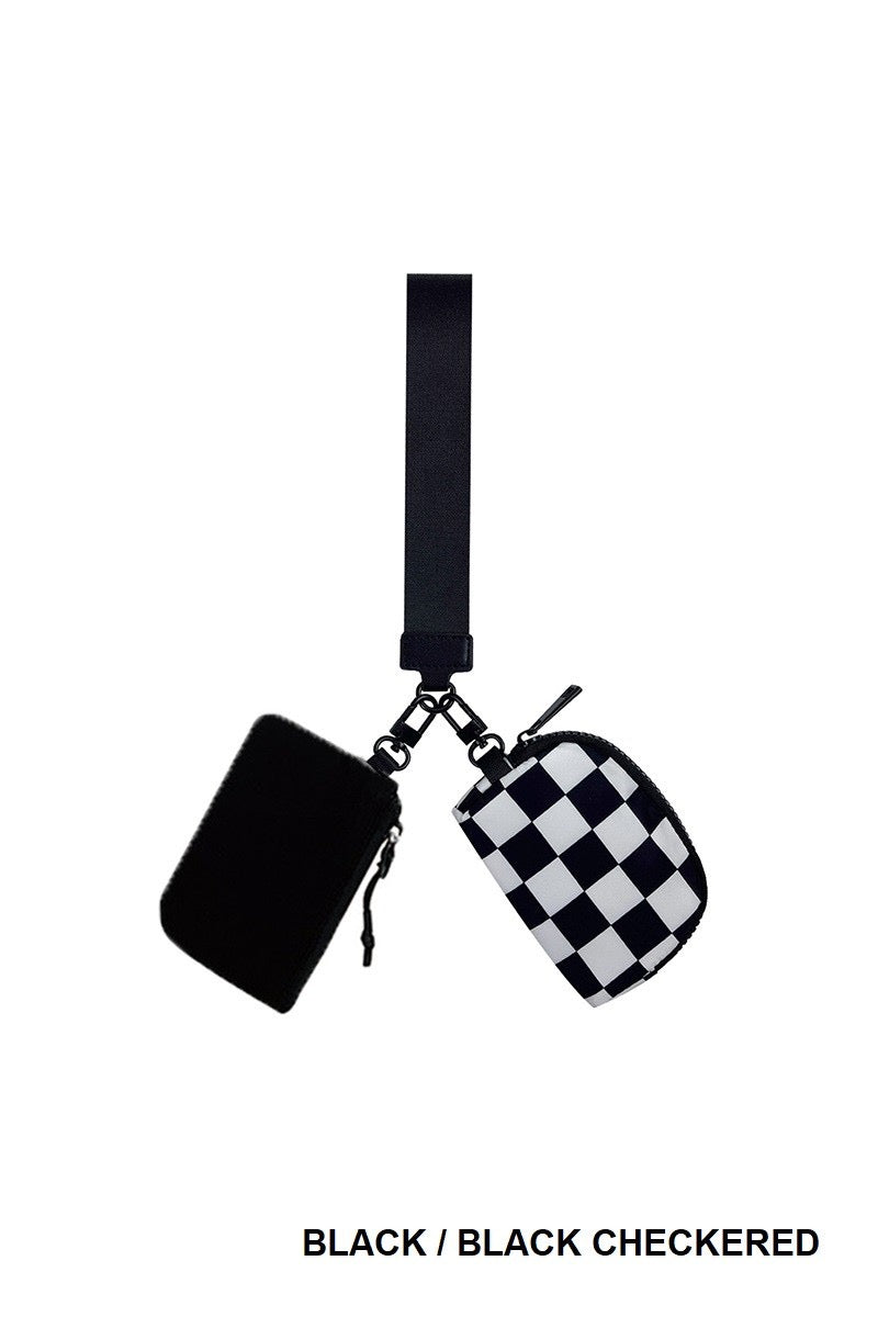 Double Pouch Wristlet
