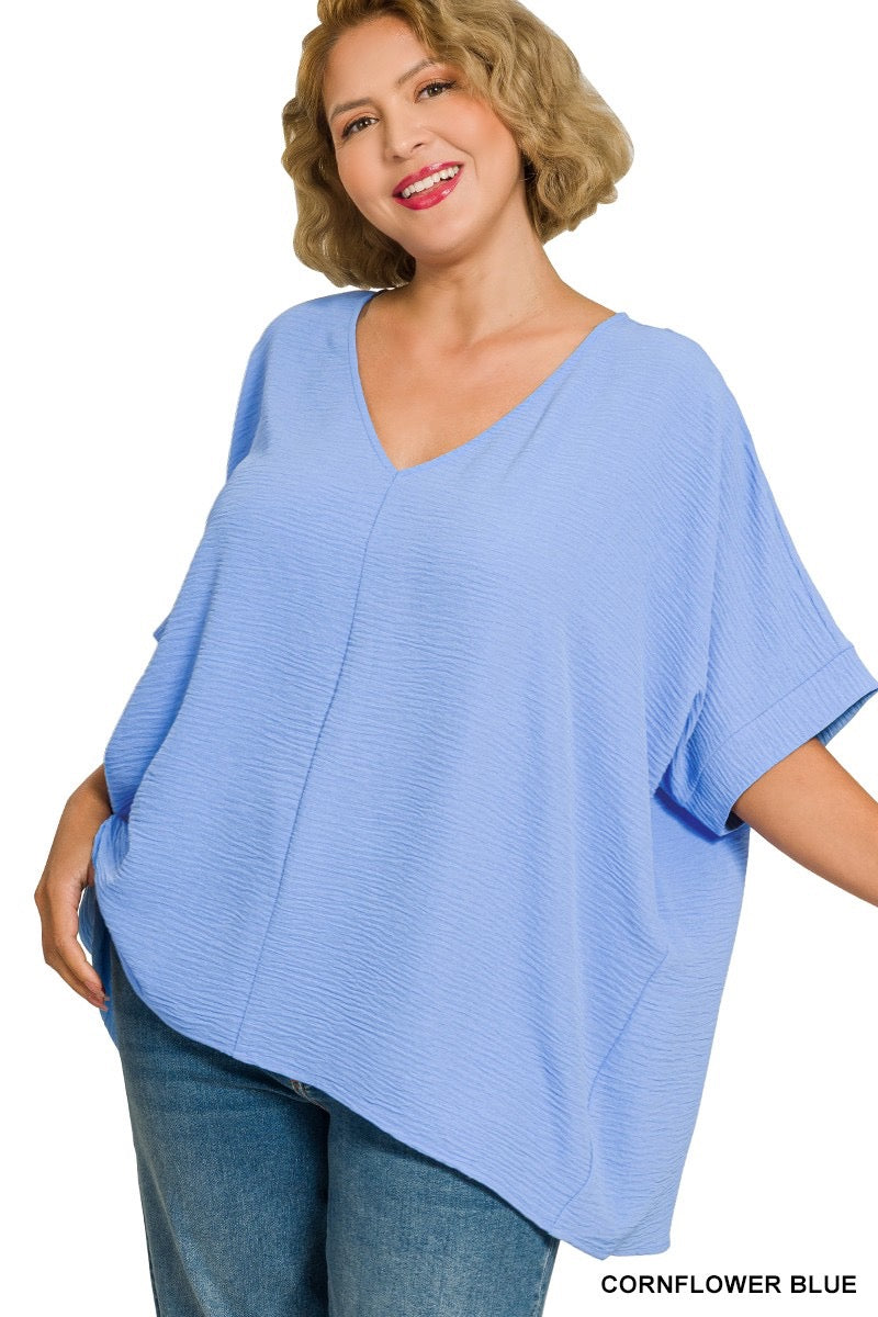 Plus Woven Top