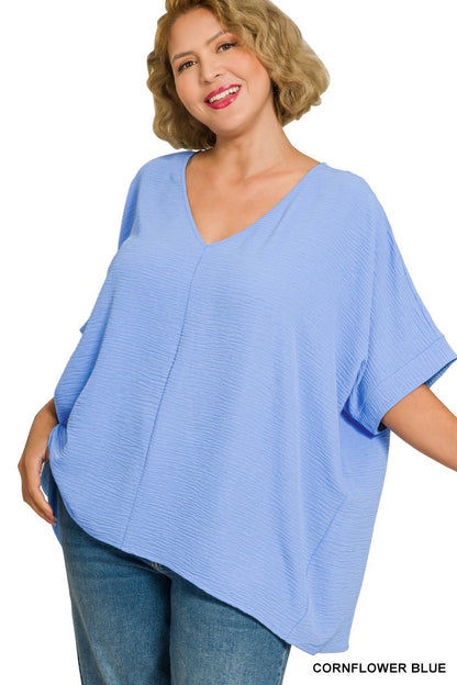 Plus Woven Top