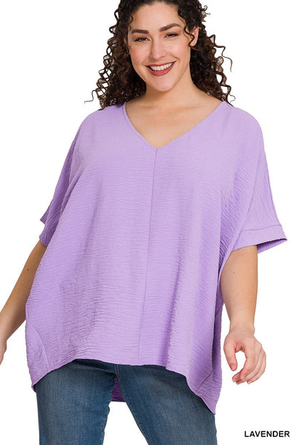 Plus Woven Top
