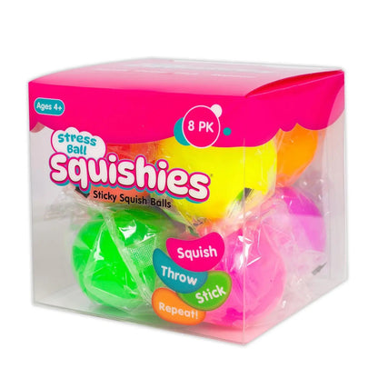 8 PK Squishy Stress Balls