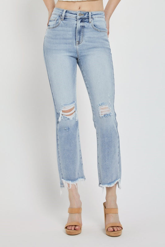 Fancy Crop Flare Jeans