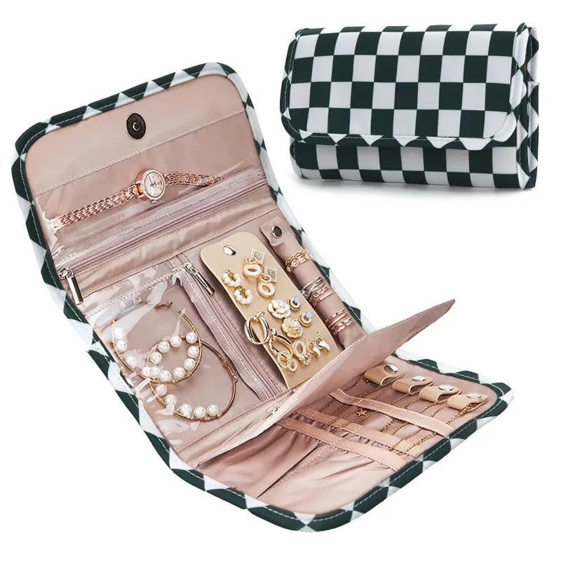 Stylish Foldable Jewelry Storage Pouch